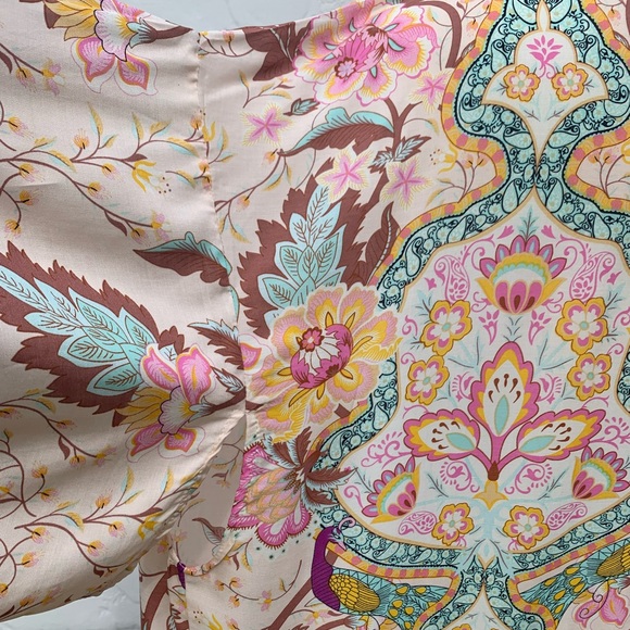 Last 1 New Bohemian Kimono Duster Jacket Robe Swim Cover Up Cardigan Duster - Picture 8 of 11